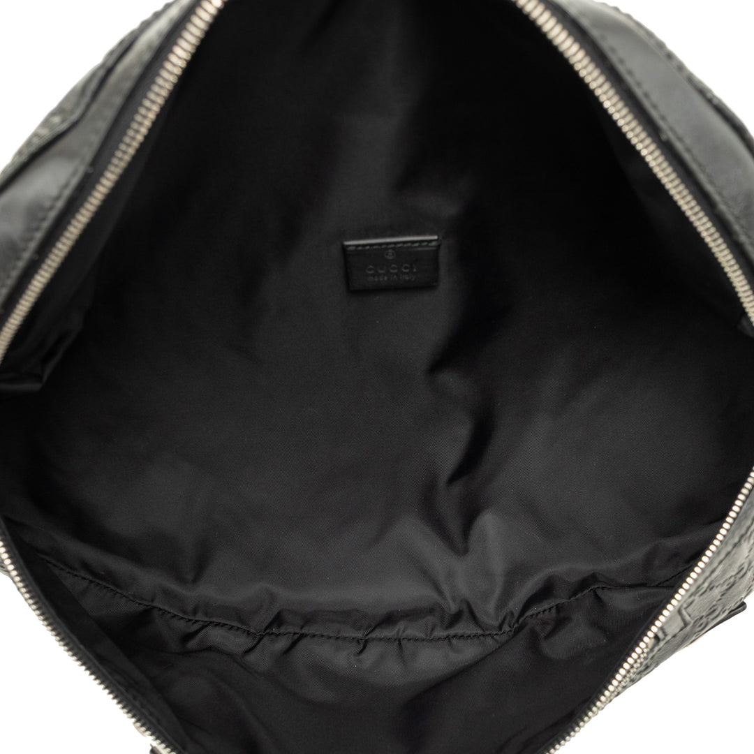 Gucci Ceinture Guccissima Web Noir – vue 4 – GABY PARIS