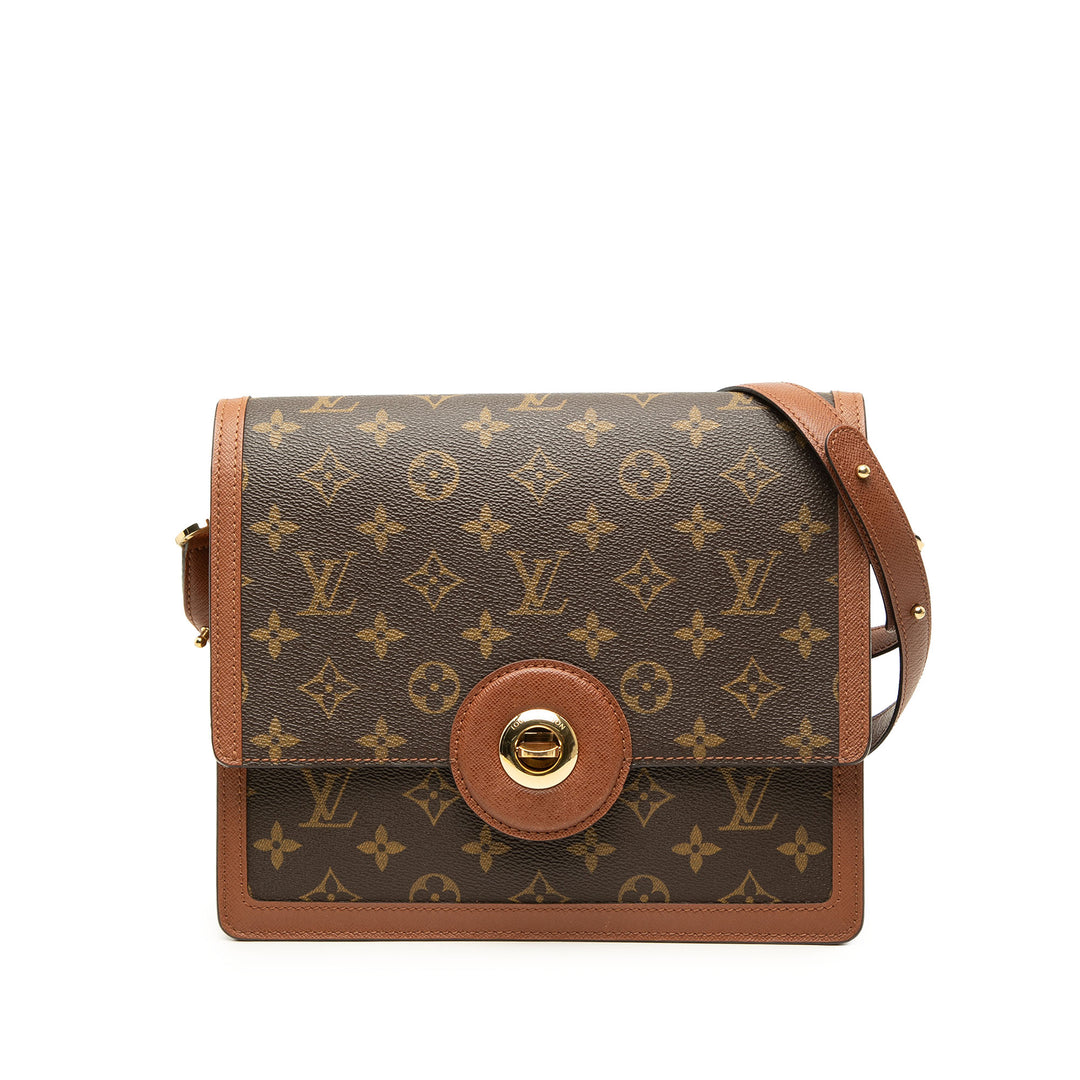 Louis Vuitton Sac bandoulière Raspail Monogram Marron – vue principale – GABY PARIS