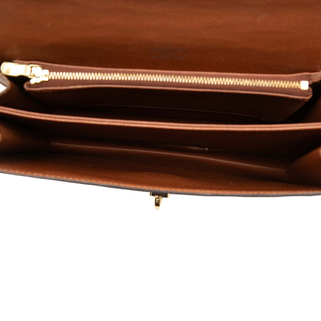 Louis Vuitton Sac bandoulière Raspail Monogram Marron – vue 4 – GABY PARIS