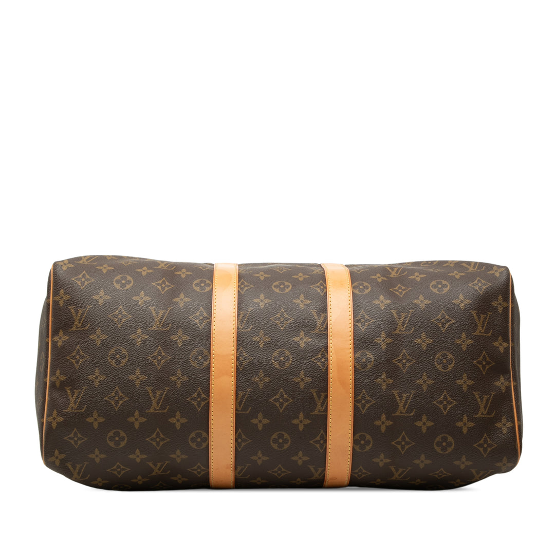 Louis Vuitton Keepall 45 Monogram Marron – vue 3 – GABY PARIS