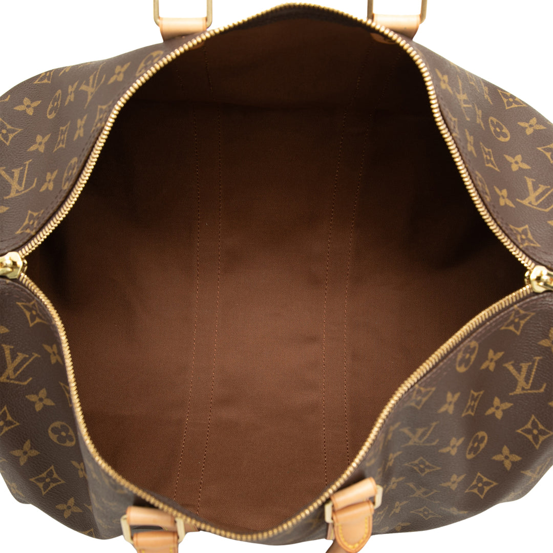 Louis Vuitton Keepall 45 Monogram Marron – vue 4 – GABY PARIS