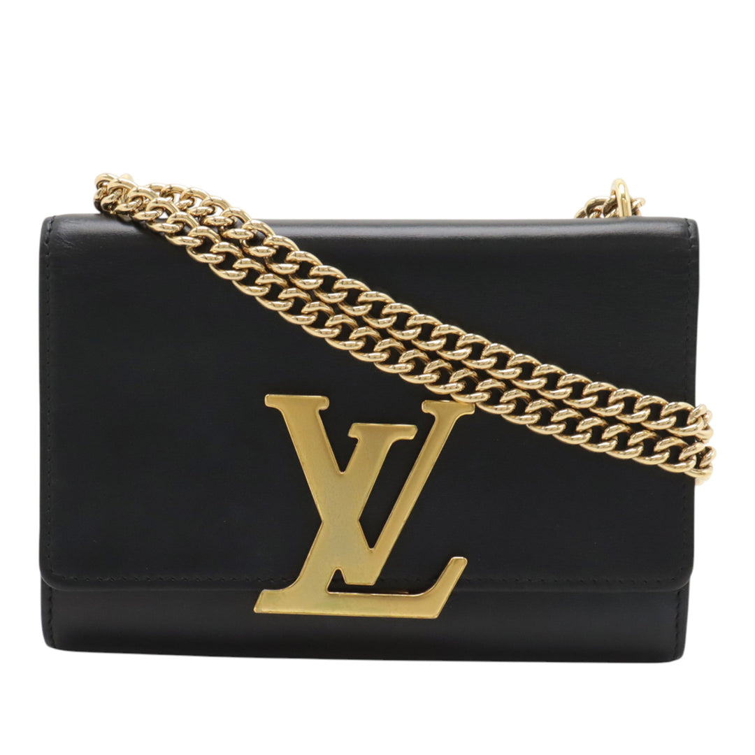 Louis Vuitton Cuir Louise Chain MM