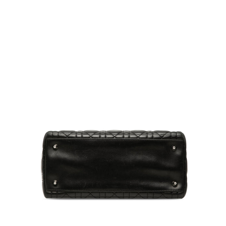 Dior Medium Cuir d’agneau Cannage Lady Dior
