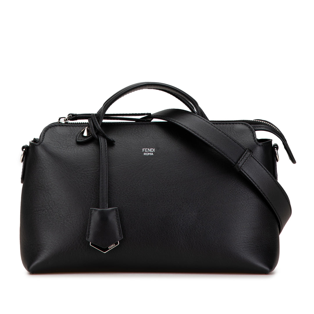 Medium Leather By The Way Satchel Black - Gaby Paris