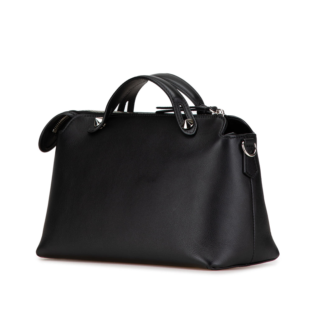 Medium Leather By The Way Satchel Black - Gaby Paris