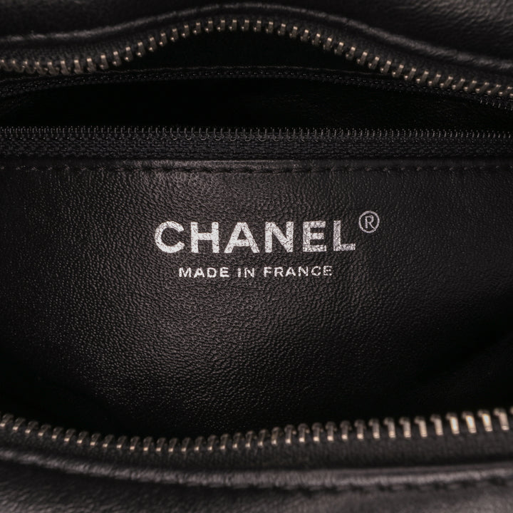 Chanel Resin Zippé Chaîne Cabas Tweed