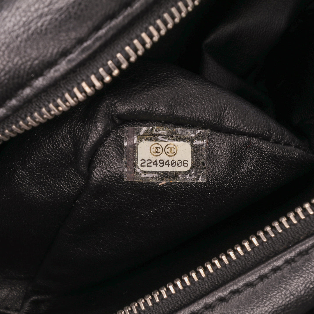 Chanel Resin Zippé Chaîne Cabas Tweed