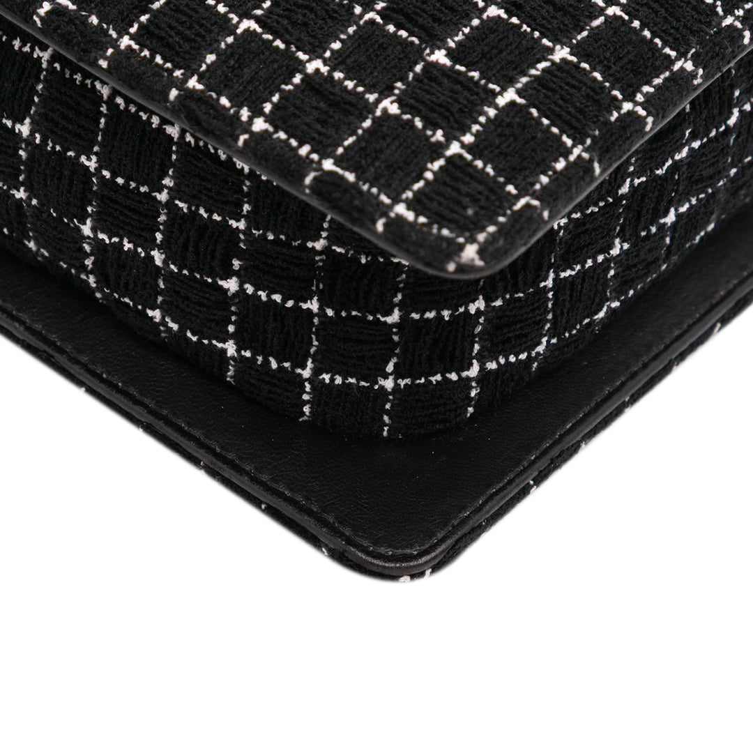 Chanel Resin Zippé Chaîne Cabas Tweed