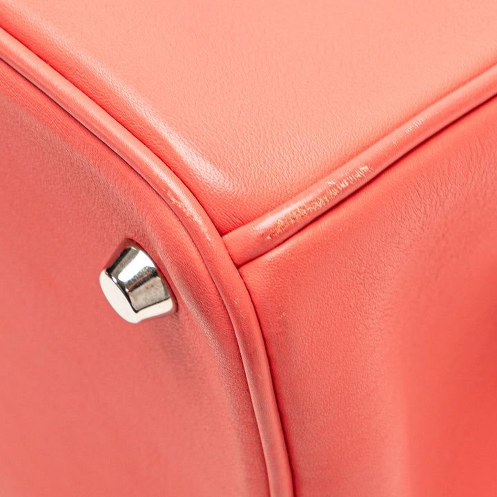 Large Leather Diorissimo Satchel Pink - Gaby Paris