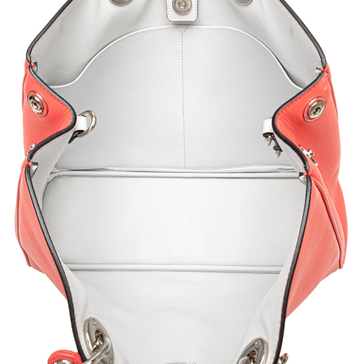 Large Leather Diorissimo Satchel Pink - Gaby Paris