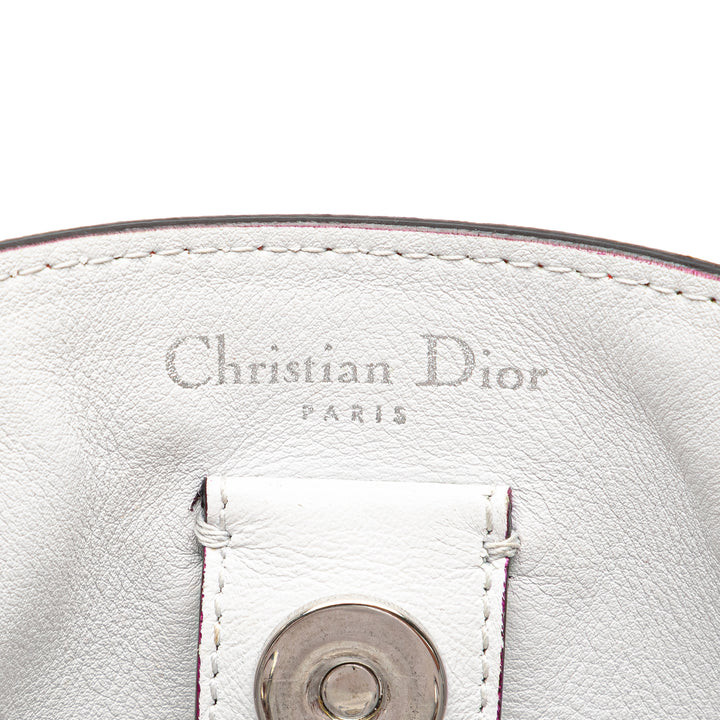 Large Leather Diorissimo Satchel Pink - Gaby Paris