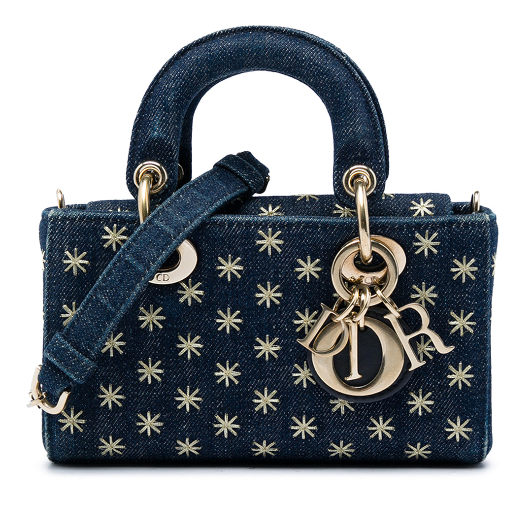 brodé Star Lady D Joy Micro Jean Bleu