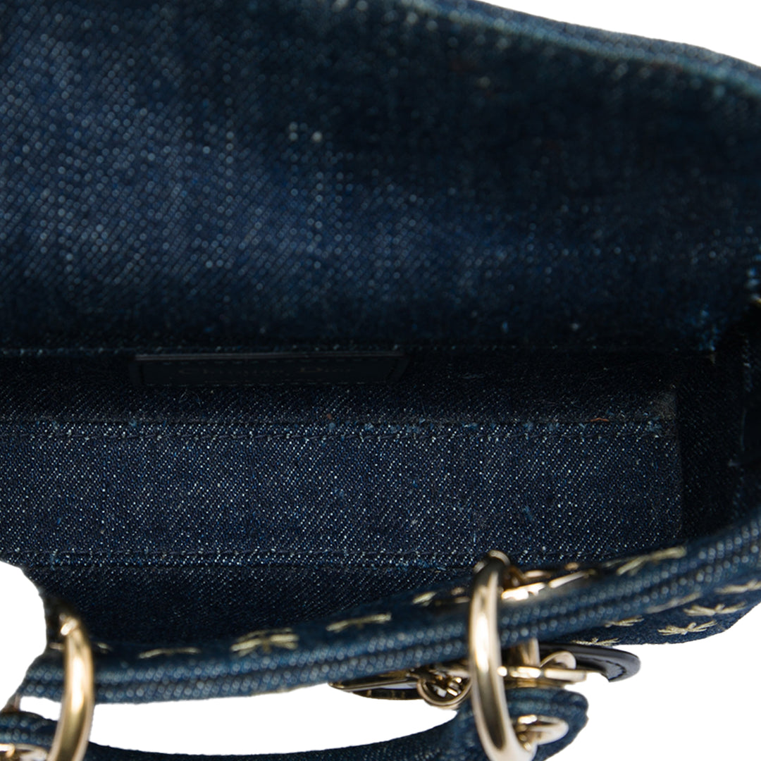 brodé Star Lady D Joy Micro Jean Bleu