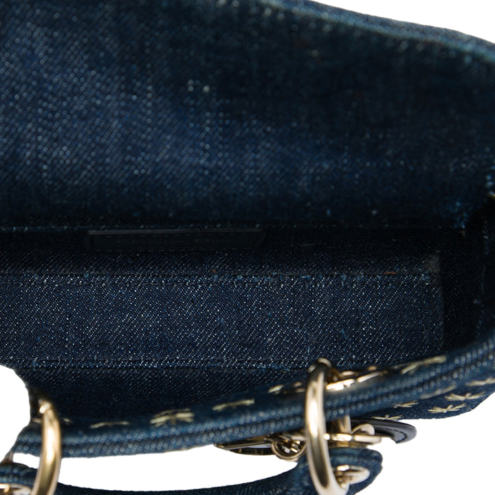 brodé Star Lady D Joy Micro Jean Bleu