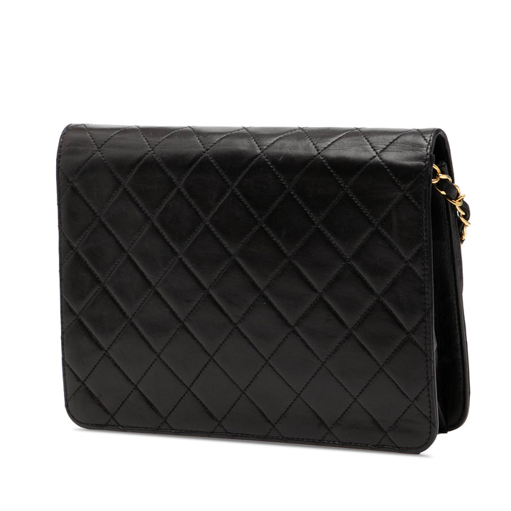 Chanel Small CC Matelassé Cuir d’agneau Simple rabat