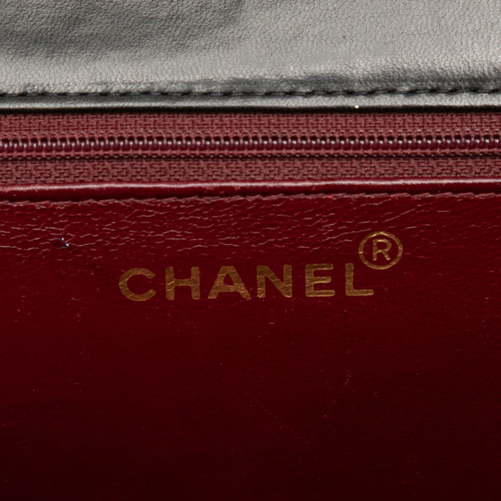 Chanel Small CC Matelassé Cuir d’agneau Simple rabat