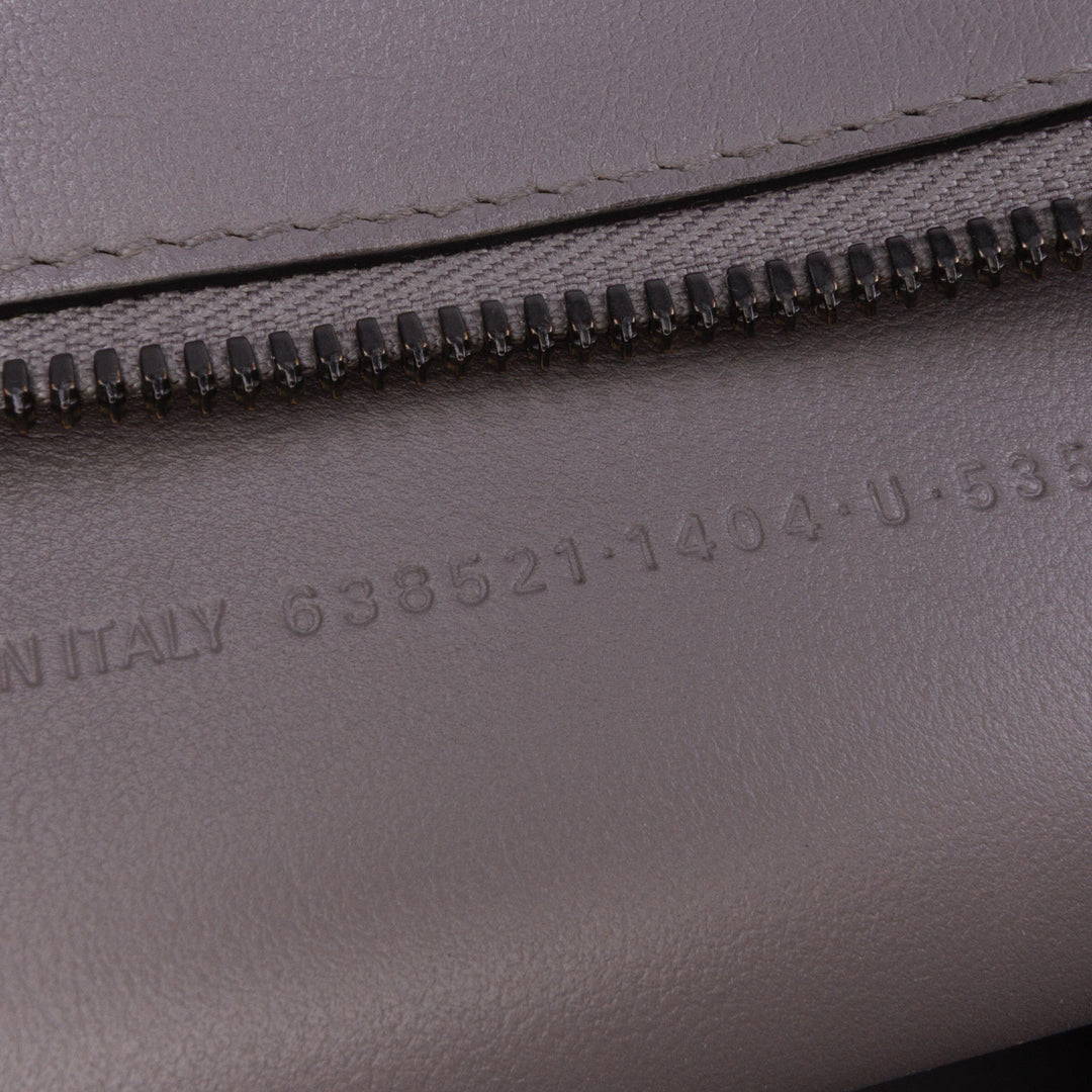 Balenciaga Small Smooth Cuir de veau Motocross Neo Classic City Sac cartable Gris