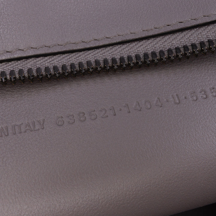 Balenciaga Small Smooth Cuir de veau Motocross Neo Classic City Sac cartable Gris