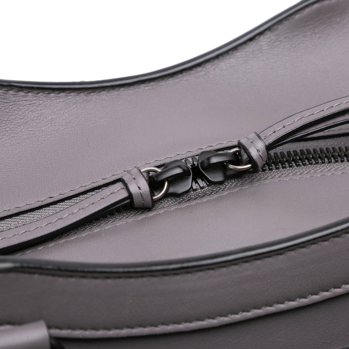 Balenciaga Small Smooth Cuir de veau Motocross Neo Classic City Sac cartable Gris