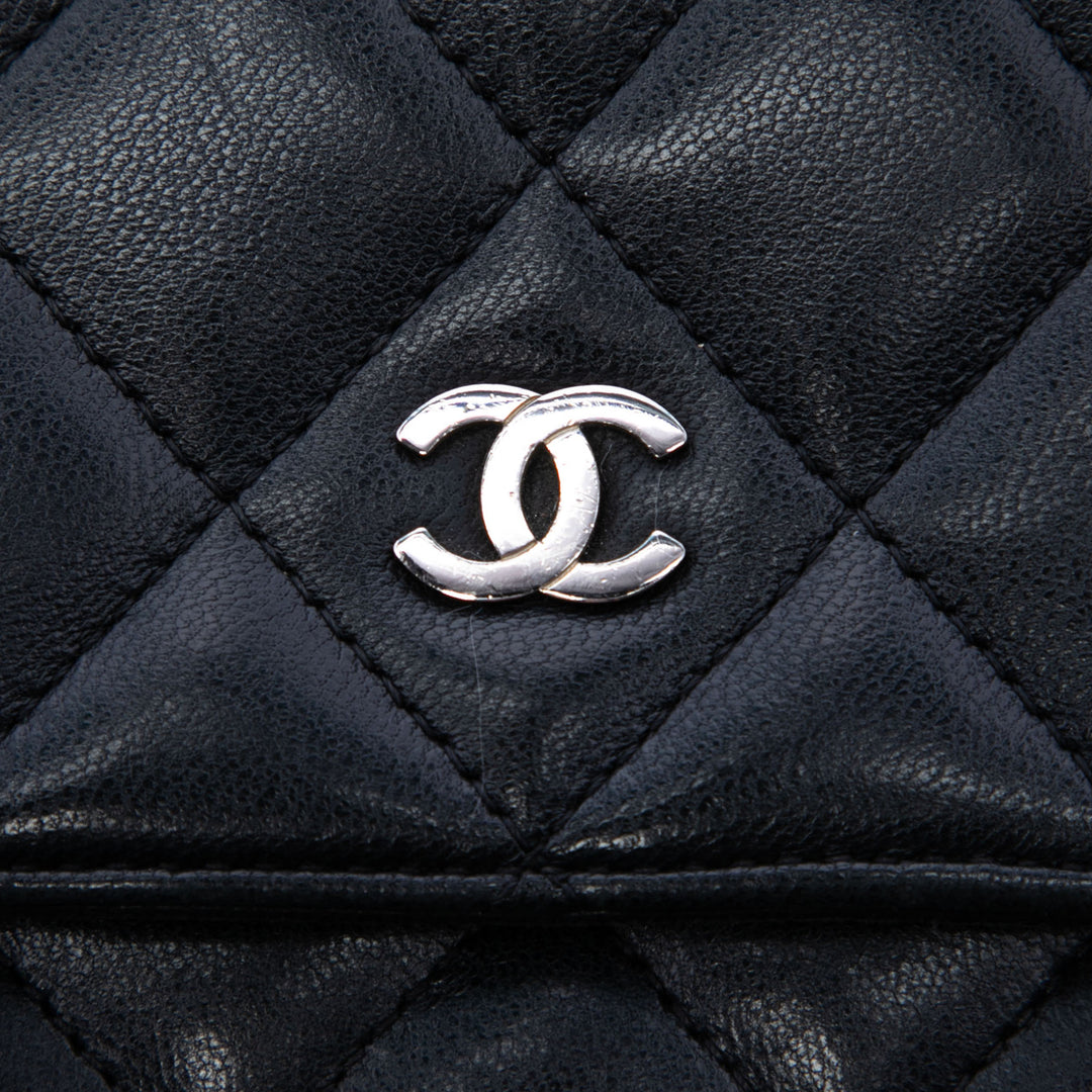 Chanel CC Matelassé Cuir d’agneau Wallet on Chain