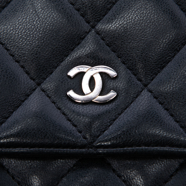 Chanel CC Matelassé Cuir d’agneau Wallet on Chain
