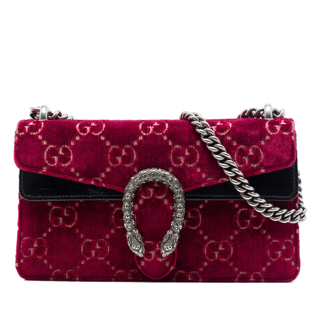 Gucci Medium GG Velours Dionysus Sac porté croisé