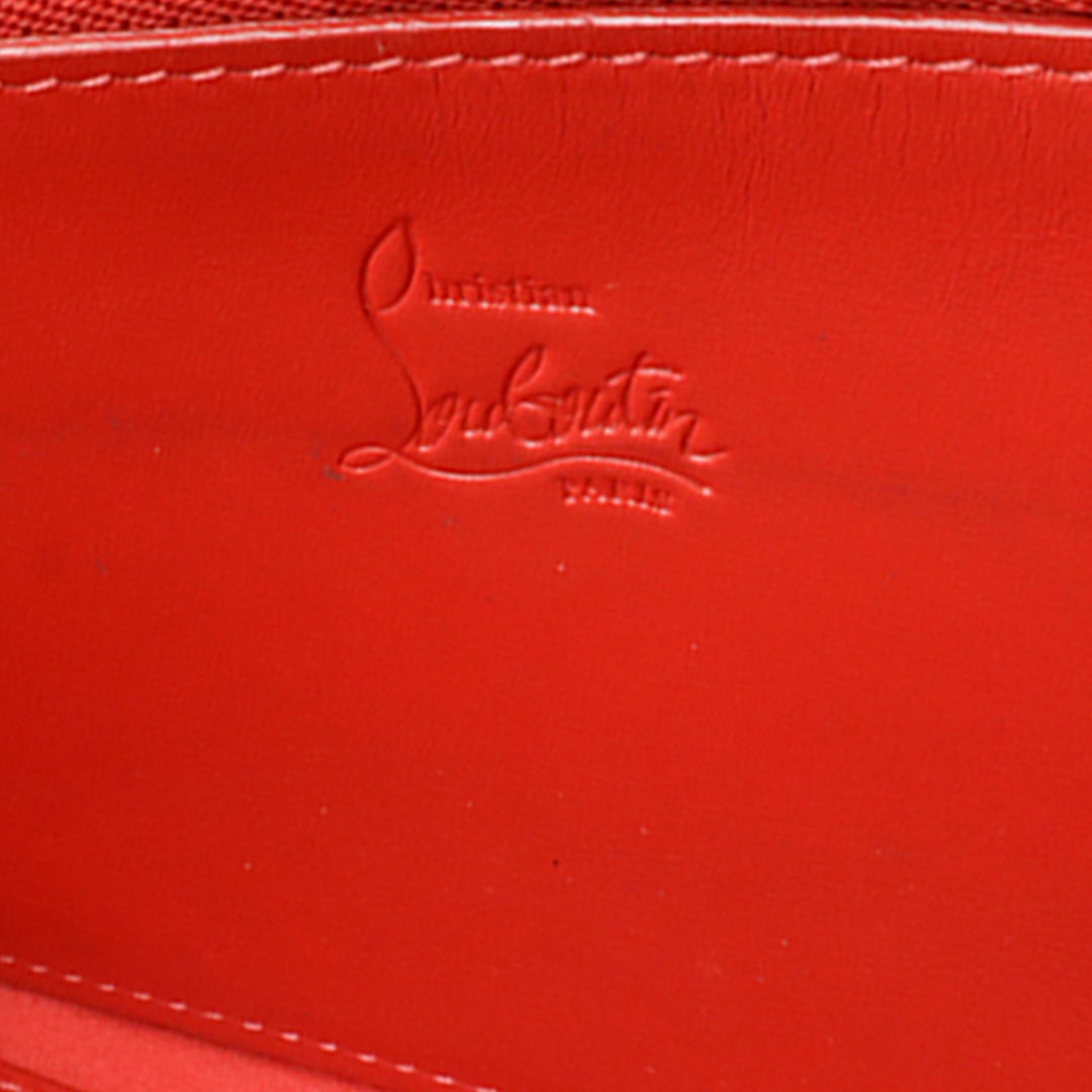 Christian Louboutin Cuir de veau grainé Spikes Panettone Portefeuille long
