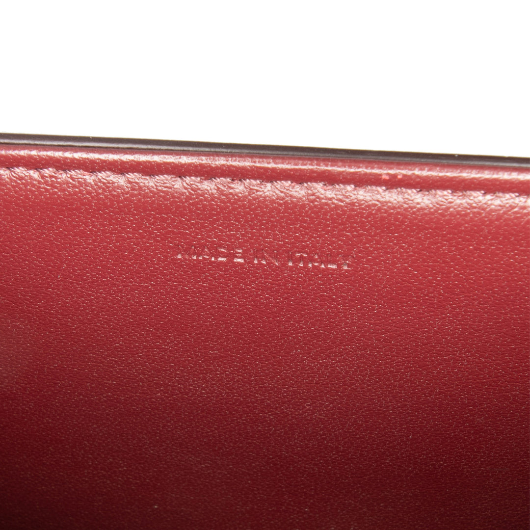 Classique Shiny Calfskin Triomphe Crossbody Red - Gaby Paris