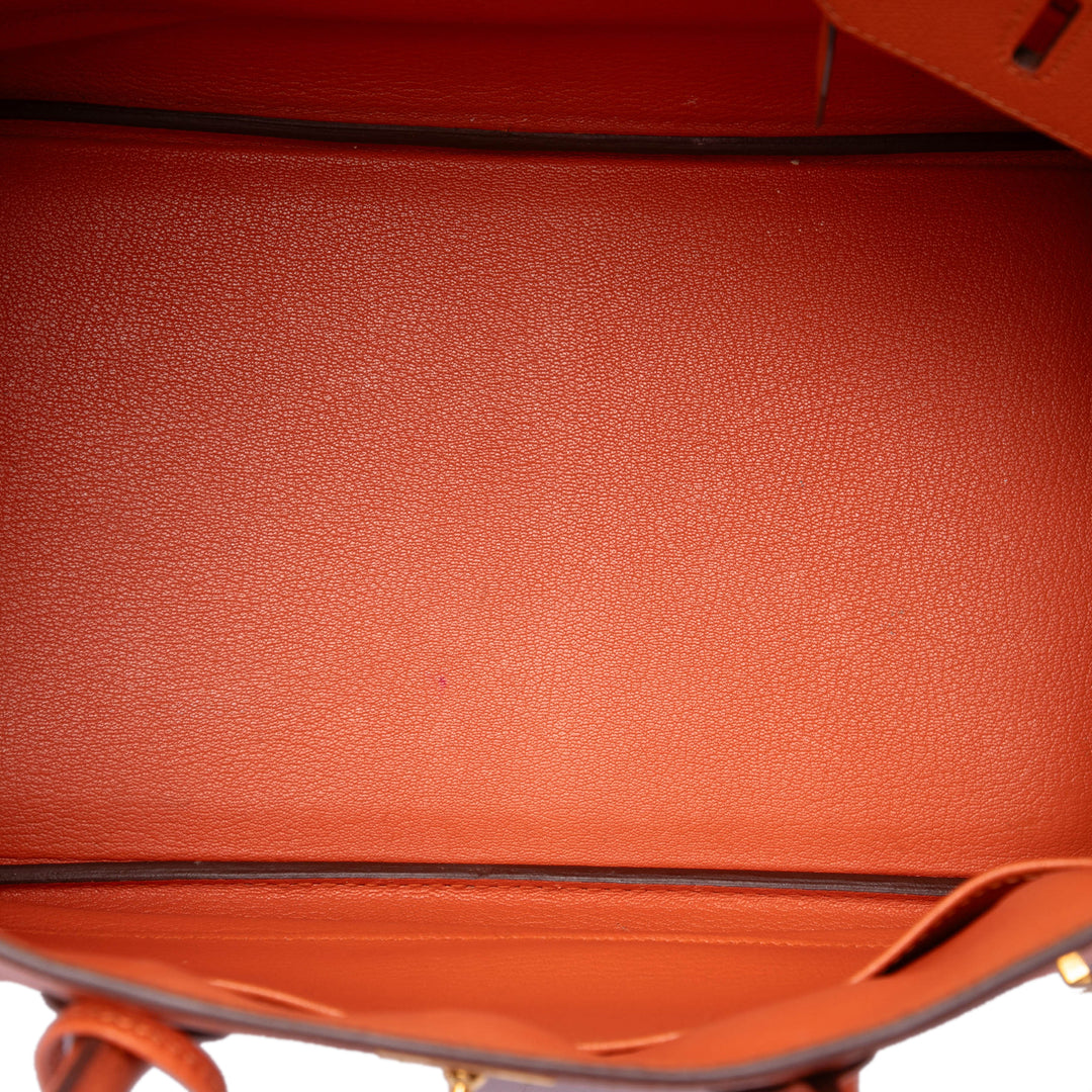 Birkin Retourne 35 Epsom Orange