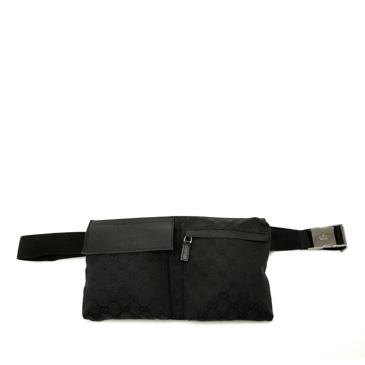 GG Double Poche Sac ceinture Noir