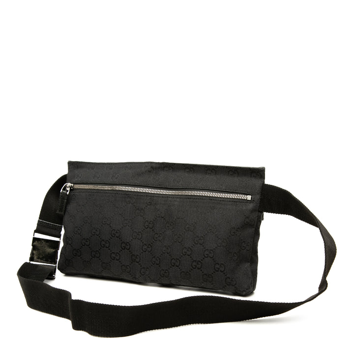 GG Double Poche Sac ceinture Noir