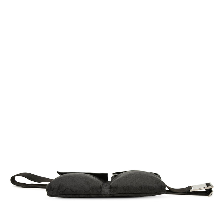 GG Double Poche Sac ceinture Noir