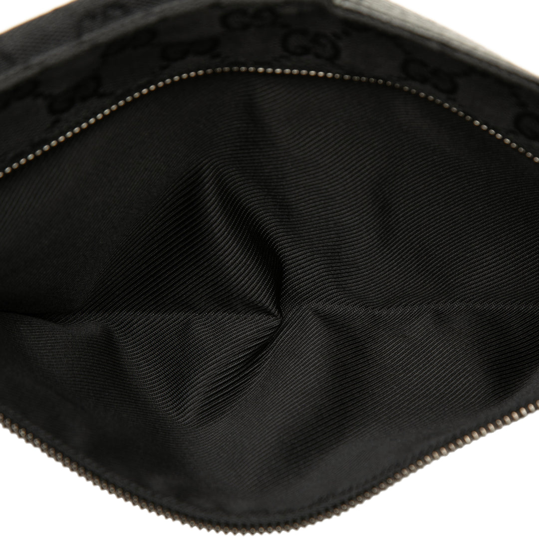 GG Double Poche Sac ceinture Noir