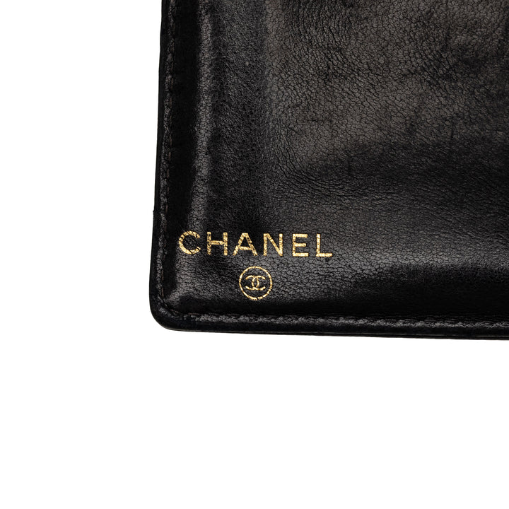 Chanel CC Deux volets Portefeuille Cuir caviar