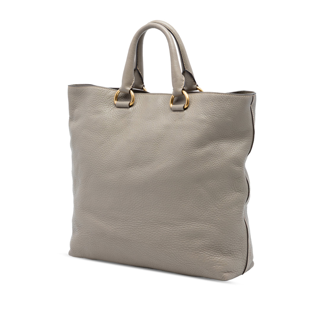 Prada Vitello Daino Open Convertible Cabas
