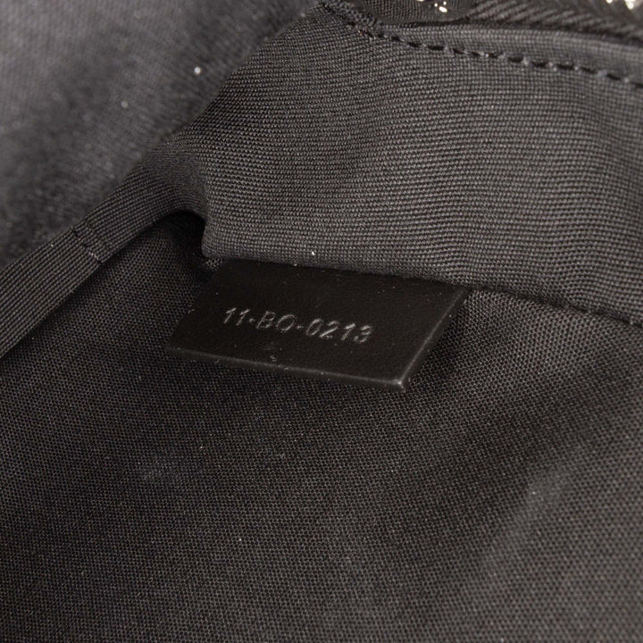 Dior CD Diamond Coated Toile Safari Sac with Strap