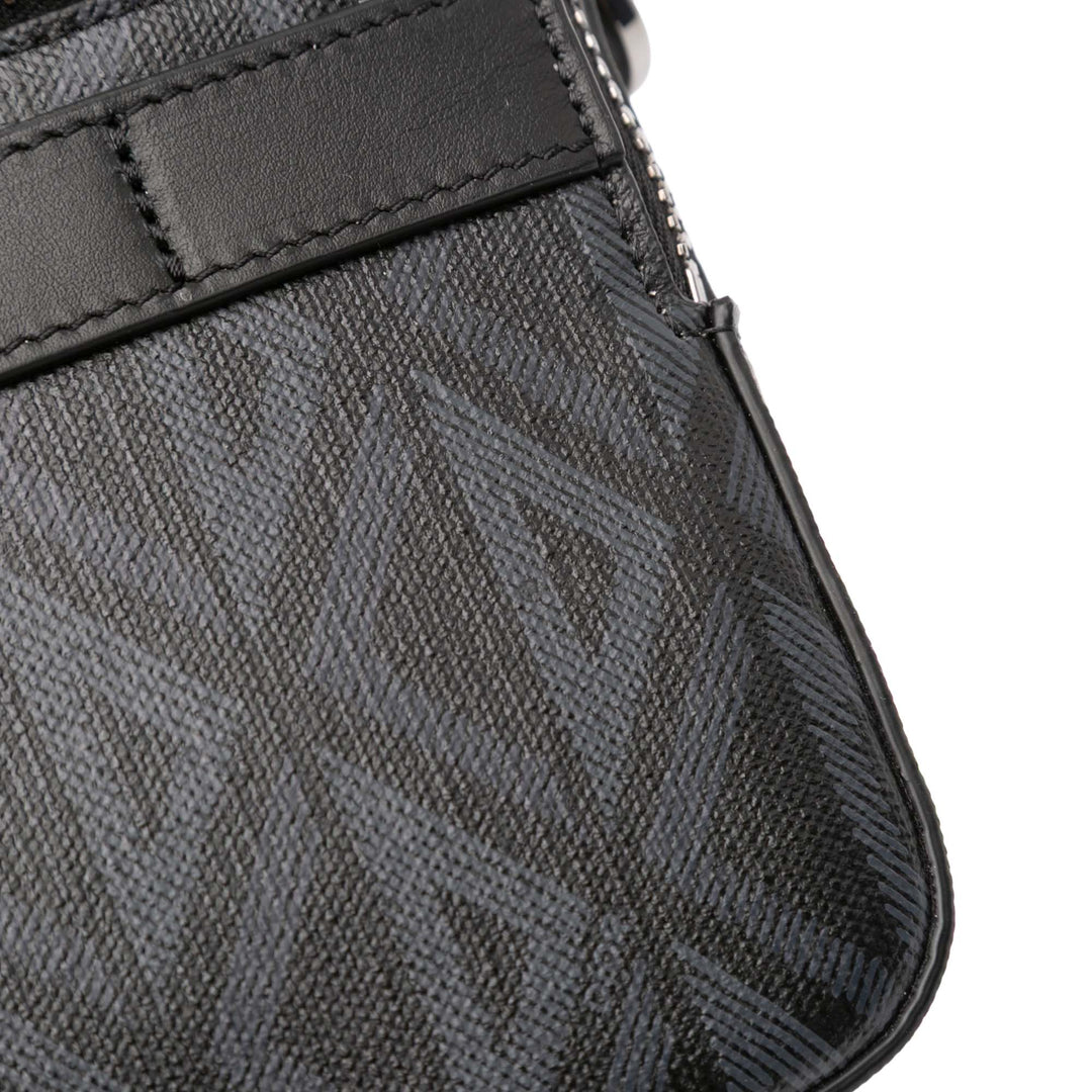 Dior CD Diamond Coated Toile Safari Sac with Strap