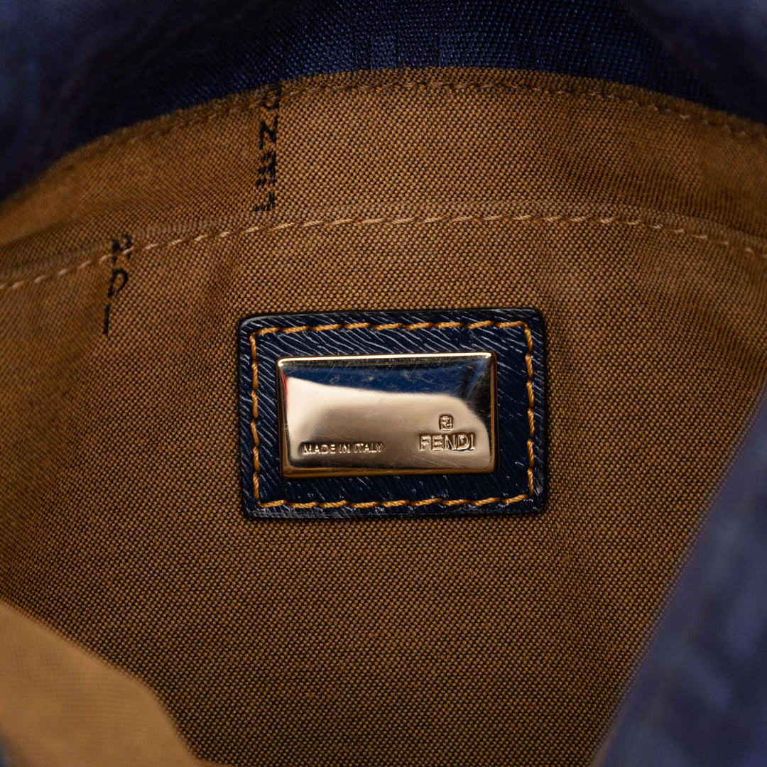Fendi Zucchino Toile Sac porté croisé
