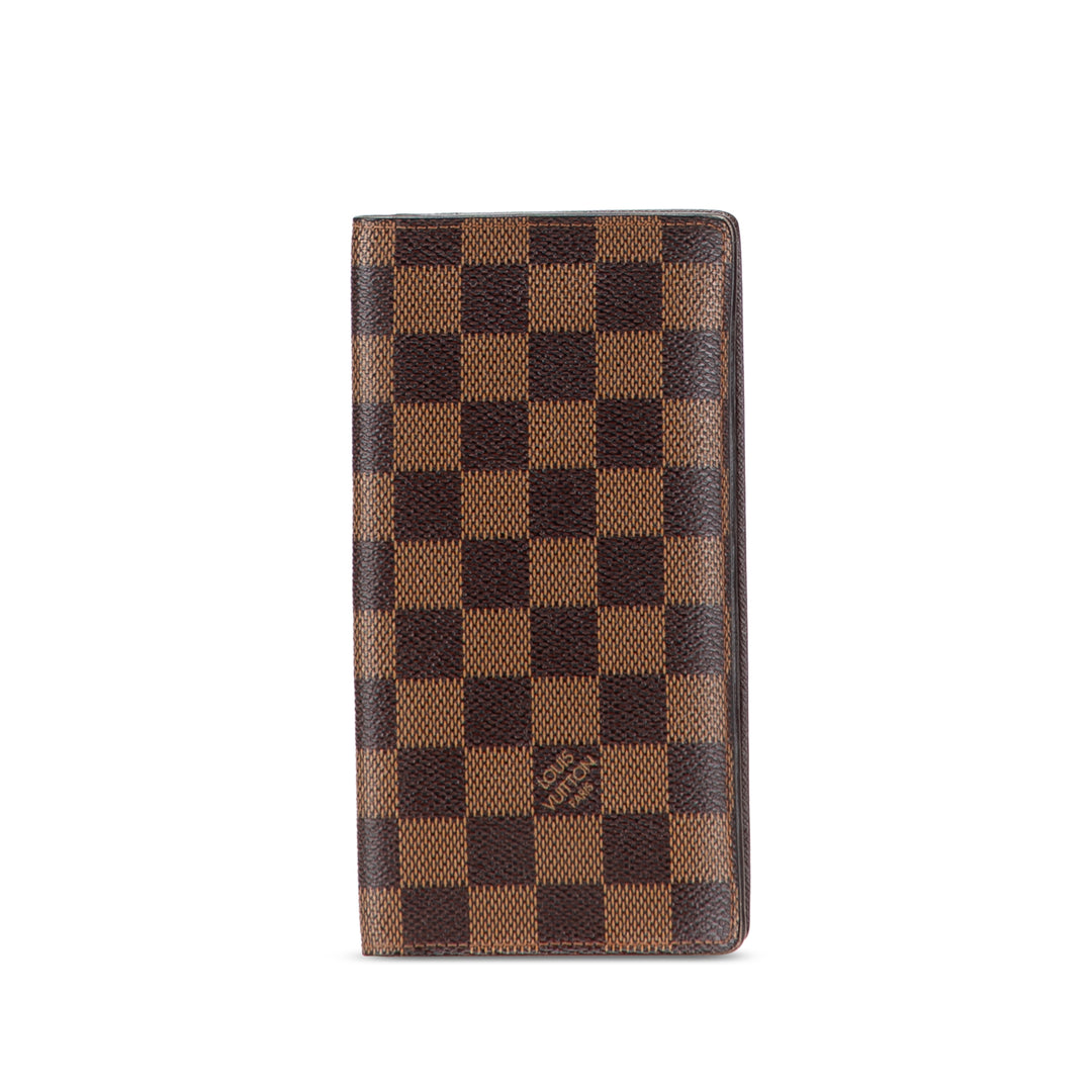 Damier Ebene Brazza Wallet Brown - Gaby Paris