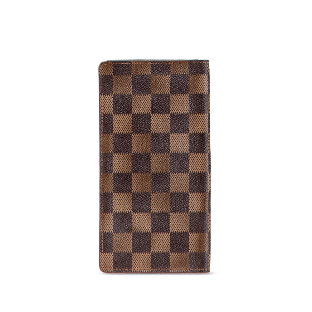 Damier Ebene Brazza Wallet Brown - Gaby Paris