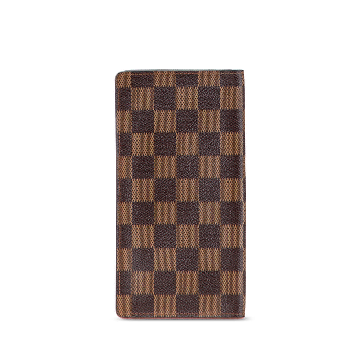 Damier Ebene Brazza Wallet Brown - Gaby Paris
