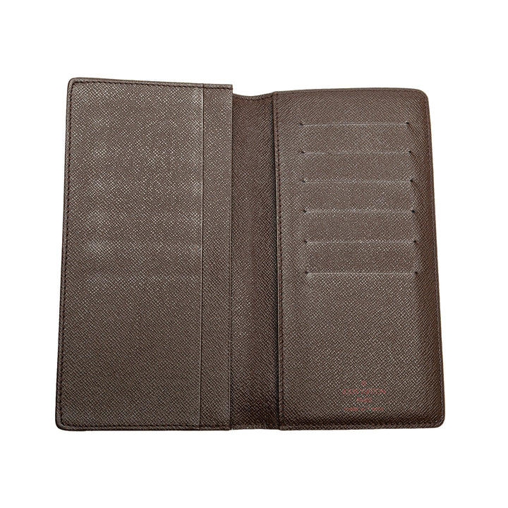 Damier Ebene Brazza Wallet Brown - Gaby Paris