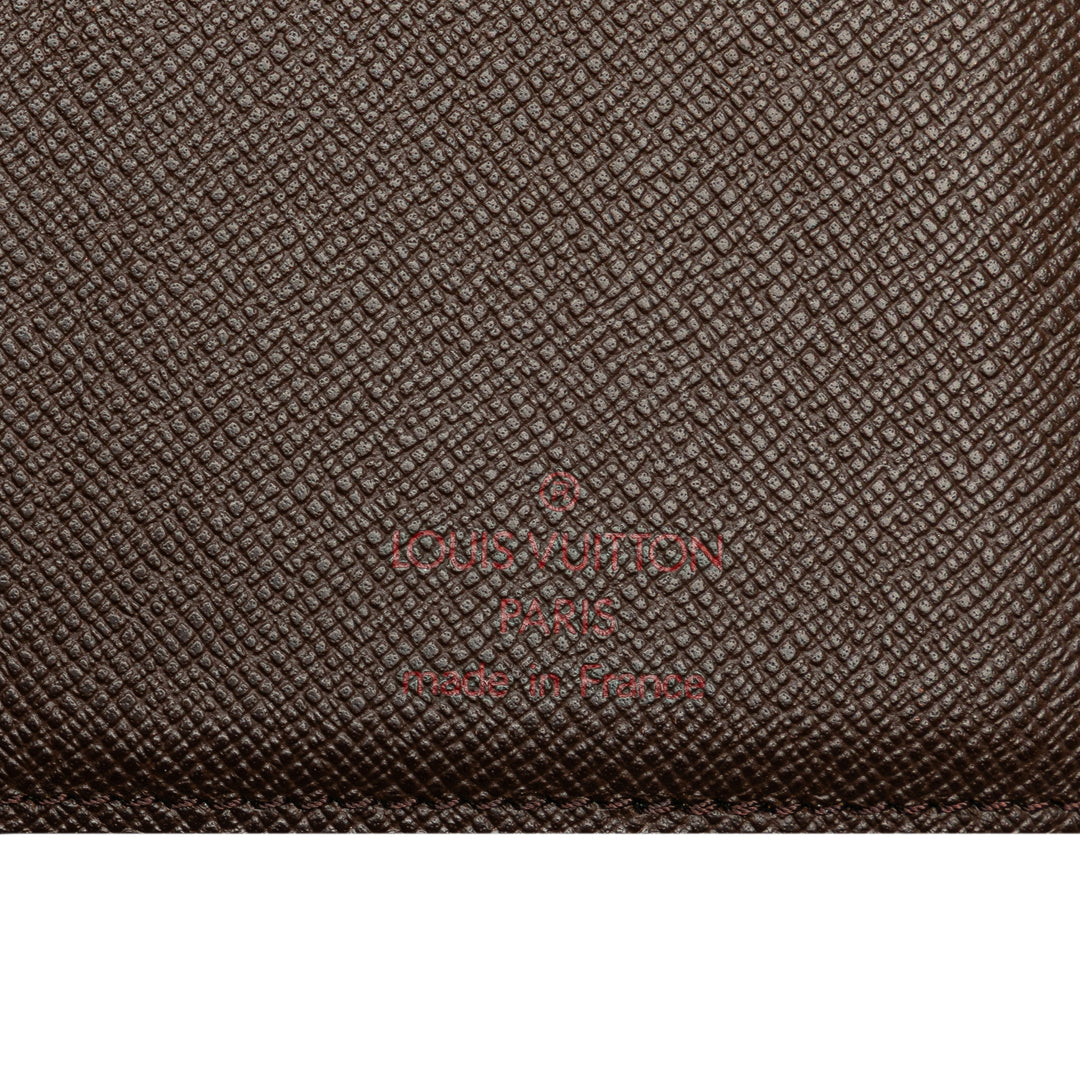 Damier Ebene Brazza Wallet Brown - Gaby Paris