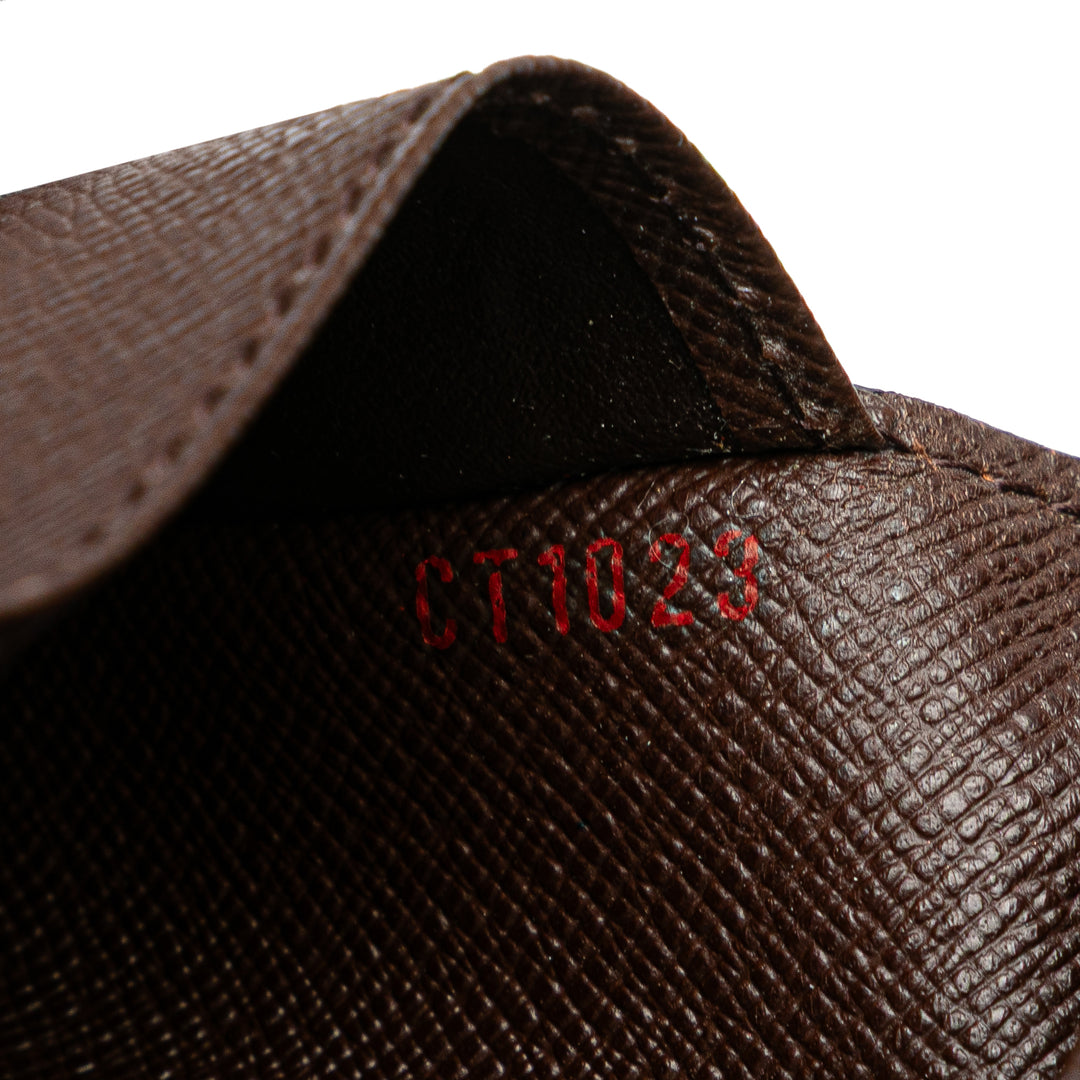 Damier Ebene Brazza Wallet Brown - Gaby Paris