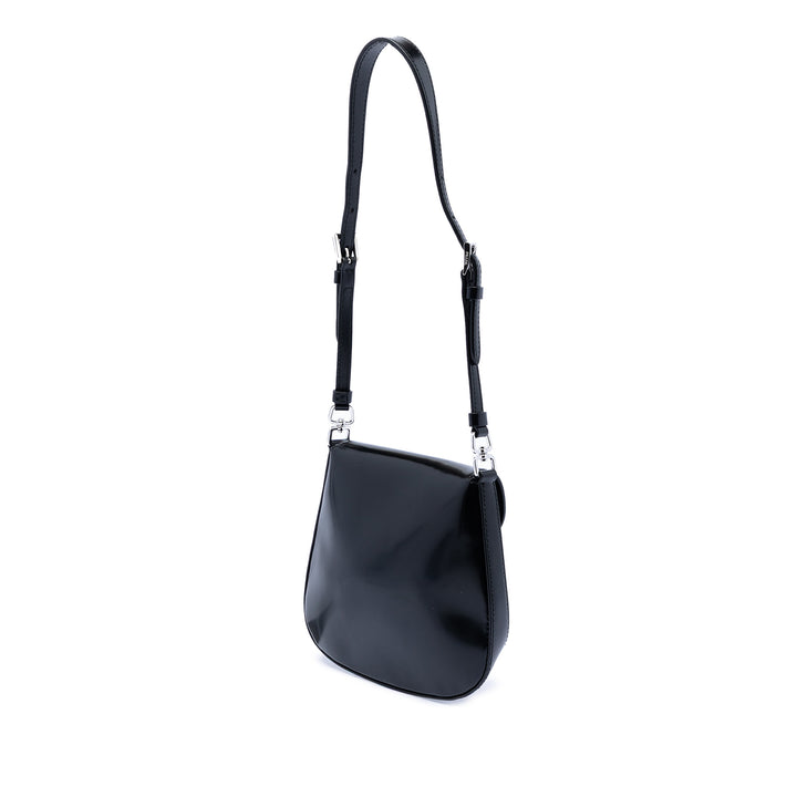 Prada Mini Brushed Cuir Cleo à rabat