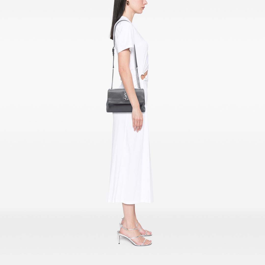 Saint Laurent Medium Grain De Poudre West Hollywood Sac porté croisé