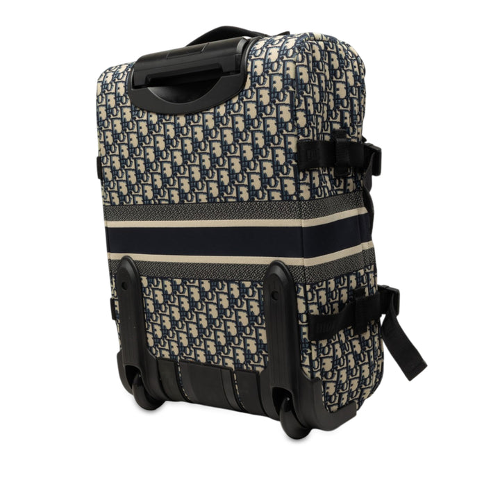 Diortravel Suitcase Petit Oblique Bleu