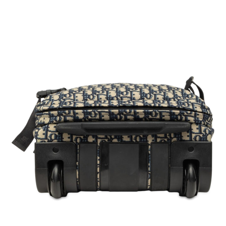 Diortravel Suitcase Petit Oblique Bleu