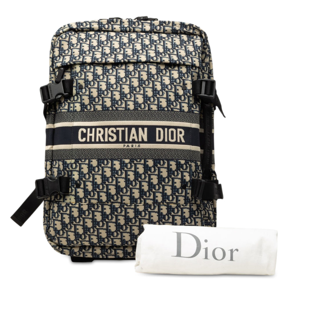 Diortravel Suitcase Petit Oblique Bleu