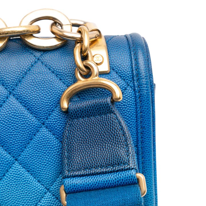 Chanel Medium Quilted Caviar Sunset On The Sea Flap Bleu – GABY PARIS Authentique